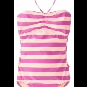 2 roxy swimsuits blue and pink